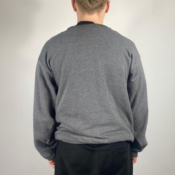 Champion Grey Long Sleeved Sweatshirt Size Mens M - Picture 3 of 3